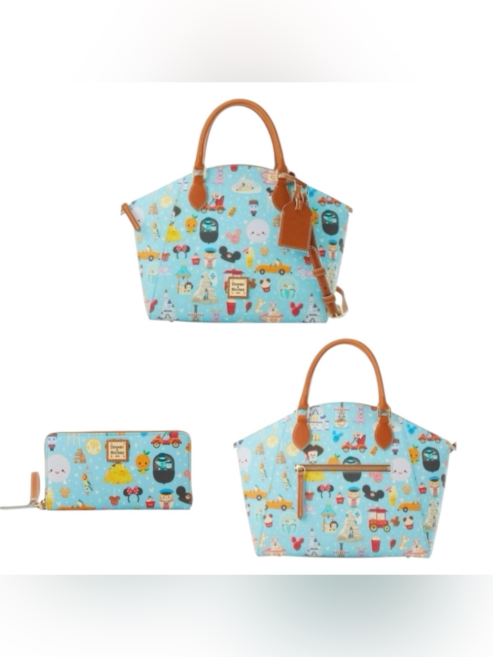 Dooney & Bourke Disney Satchel Tote and Wristlet Wallet Set by Jerrod Maruyama